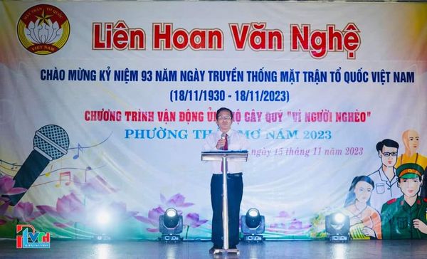 Liên hoan văn nghệ và vận động gây quỹ “Vì người nghèo” phường Thác Mơ năm 2023